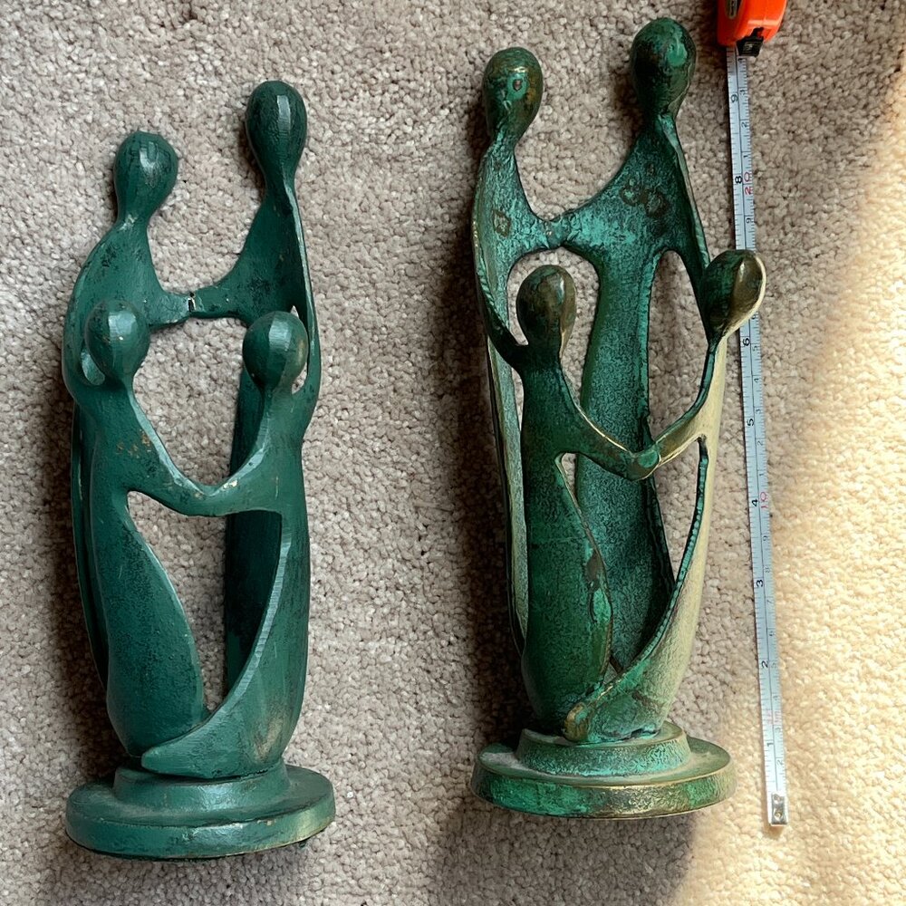 Family Cast Iron Silhouette (Set‎ of TWO) (h/a/x)